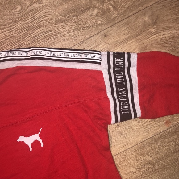 Womens Victoria Secret PINK half sleeve tshirt - Picture 5 of 6